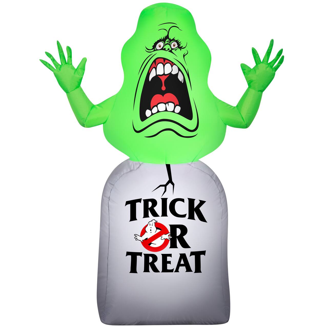 3.5ft. Airblown® Inflatable Halloween Ghostbusters Slimer on Tombstone